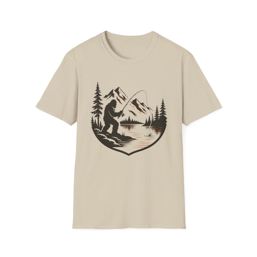 Bigfoot - River Fishing T-Shirt