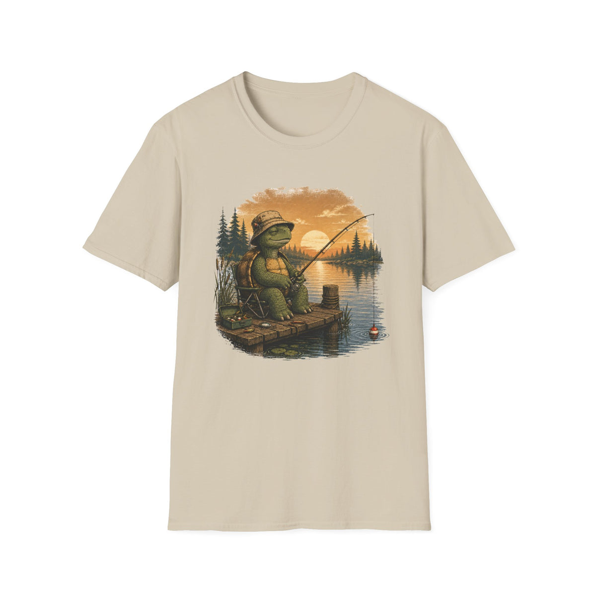 Turtle Fishing T-Shirt