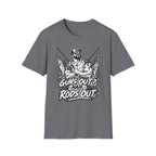 Guns Out NAH Rods Out BW T-Shirt