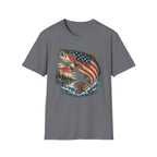 American Flag Trout T-Shirt