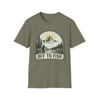 Off To Fish T-Shirt - Stream