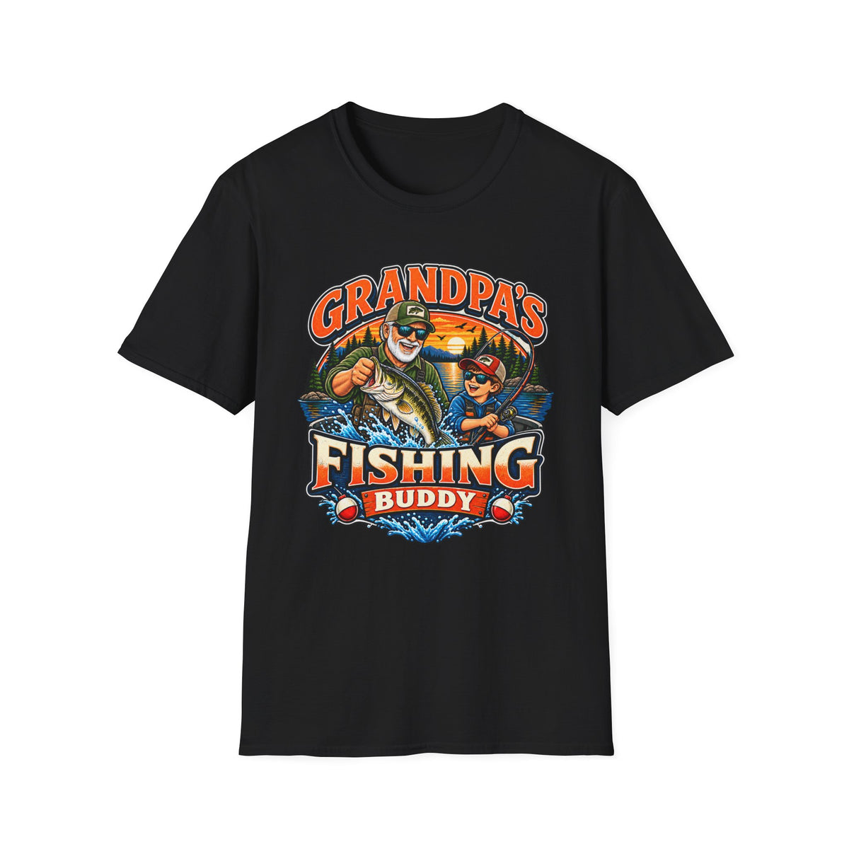 Grandpa's Fishing Buddy T-Shirt