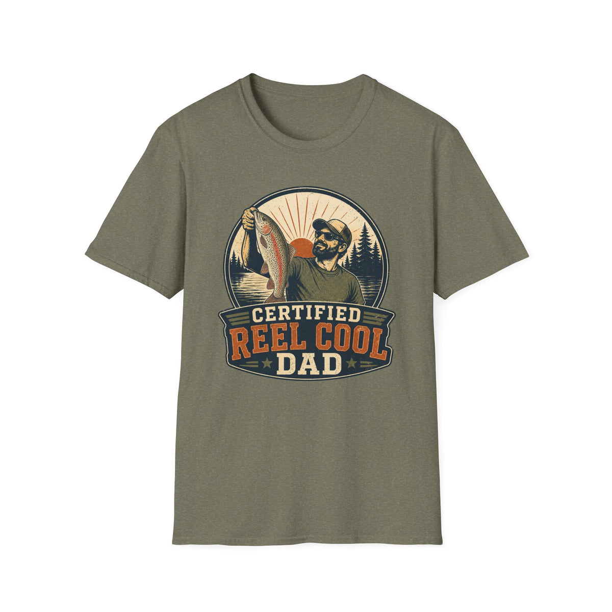 Certified Cool Dad T-Shirt - Trout