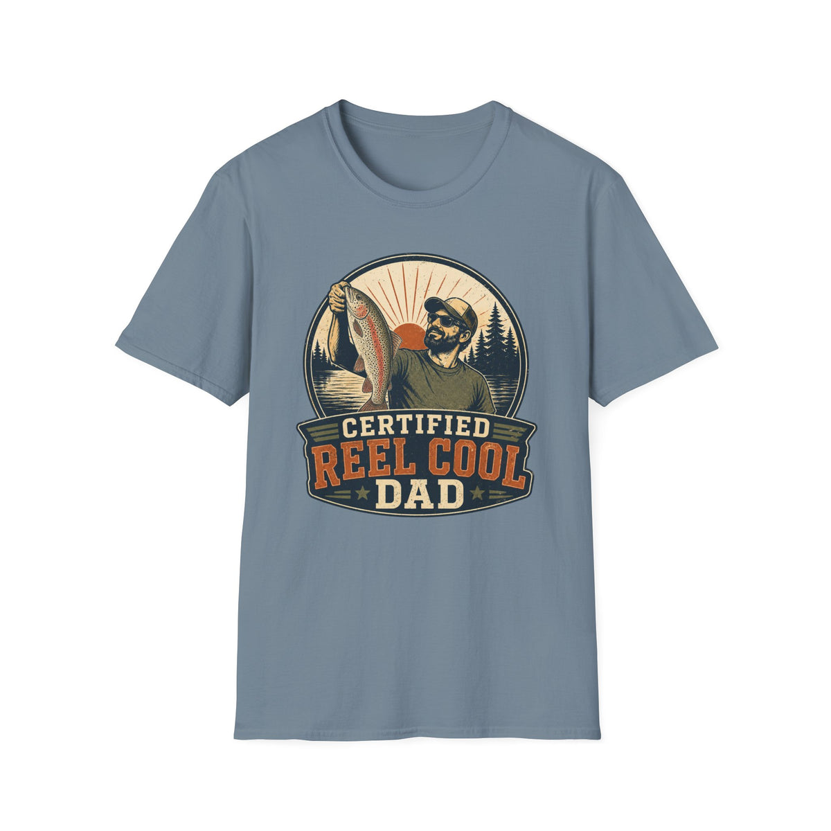 Certified Cool Dad T-Shirt - Trout
