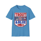 Trout White & Blue T-Shirt