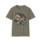 American Flag Bass T-Shirt
