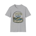 Hooked on Being Grandpa T-Shirt